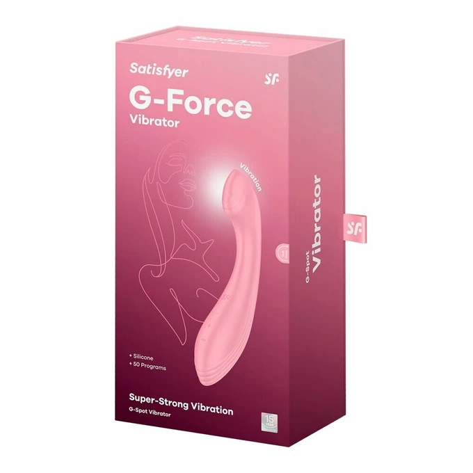 Satisfyer G-Force - Vibrátor bodu G, růžový