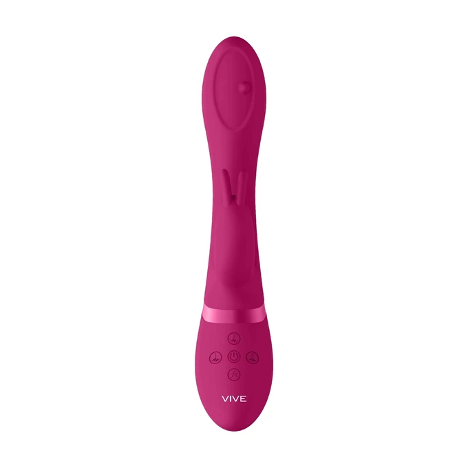 VIve Mira Spinning G Spot Rabbit Pink - Wibrator króliczek z wewnętrzną kulką