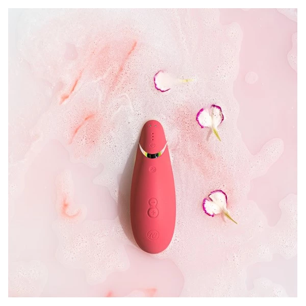 Womanizer Premium 2, Raspberry - Bezdotykový masér klitorisu, malinový