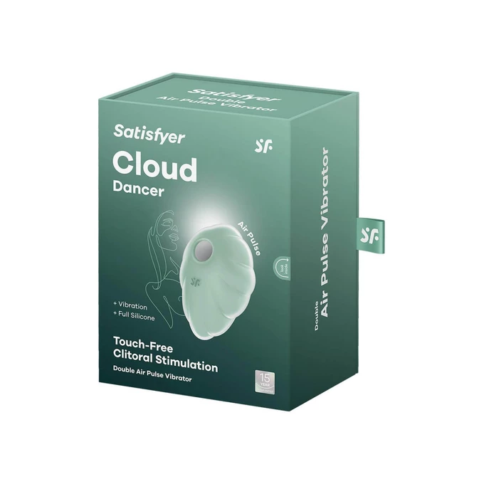 Satisfyer Cloud Dancer - Wibrator łechtaczkowy, miętowy