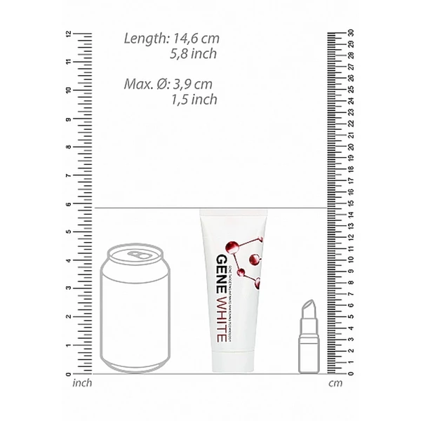 Pharmquests Lighten Cream Gene White 100 Ml - Krem wybielający okolice intymne