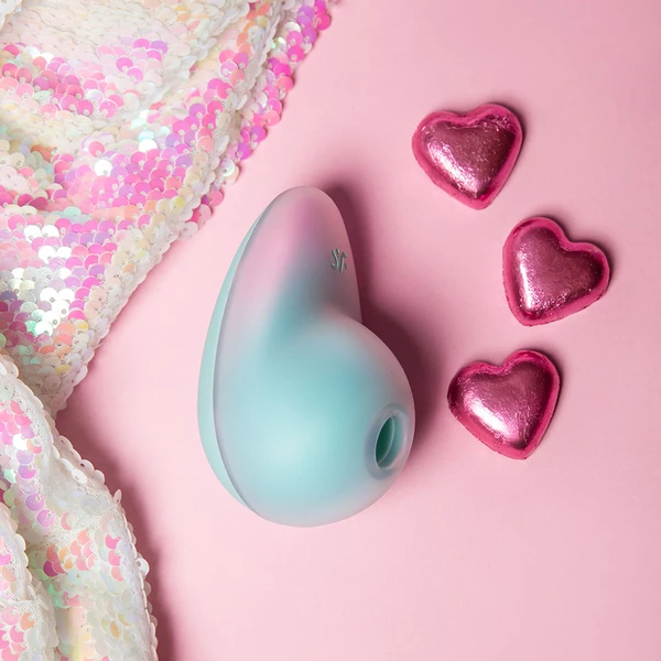 Satisfyer Pixie Dust, Pink Mint - Vibrátor na klitoris, růžovo-mátový