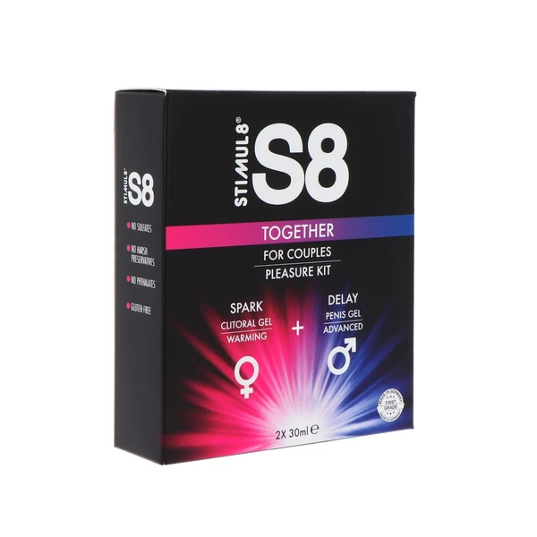 Stimul8 S8 Together Kit Natural - Zestaw kosmetyków intymnych dla pary