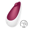 Satisfyer Spot on 3 - Klitorální vibrátor typu Lay-on, Bordó