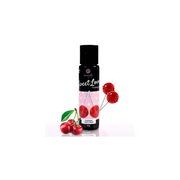 Secret Play Cherry gel - Krémový gel s příchutí třešně, 60 ml