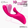 Intoyou Derek Vibe - Multifunkční vibrátor se 4 rameny, ovládaný aplikací