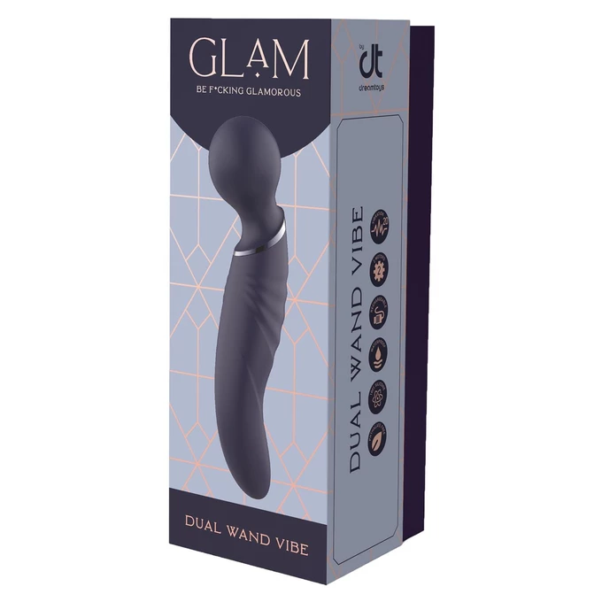 Dream toys Glam Dual Wand Vibe - Podwójny Wibrator typu Wand