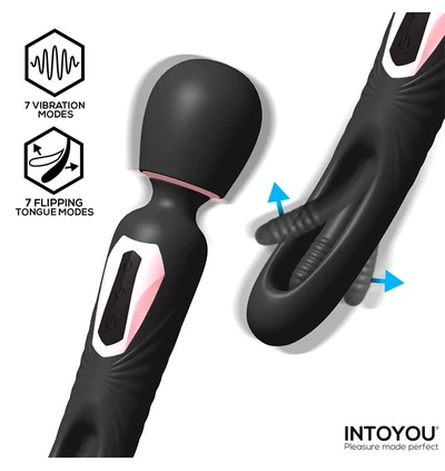 Intoyou Lexy - Dvouhůlkový vibrátor s funkcí pohyblivého jazyka