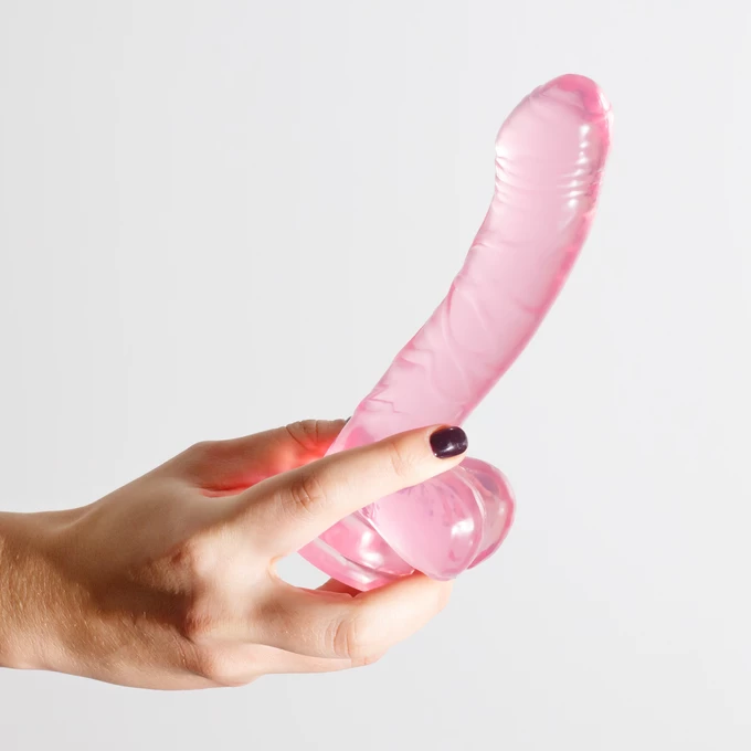 Crushious Hudini Jelly - Dildo s přísavkou, růžový