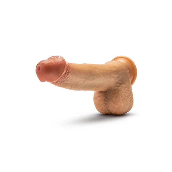 Blush Dr. Skin Silicone Dr. Phillips 8.5 Inch - Vibrační dildo s funkcí pulzace s přísavkou, dálkové ovládání