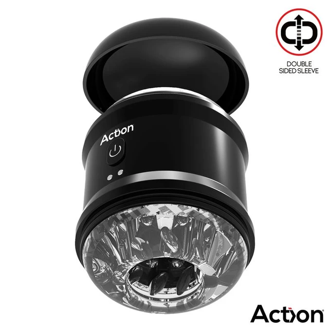 Action Thor Double Sided - Masturbátor s vibračním 