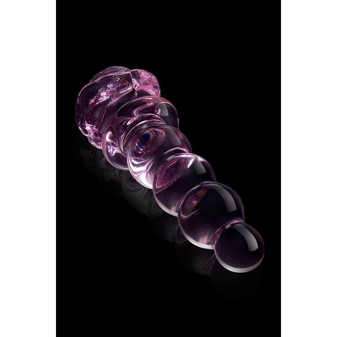 Dream toys Glaze glass Rosebud - Szklany korek analny z różą