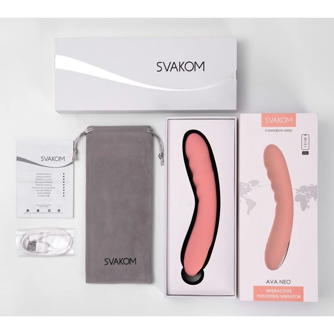 Svakom Ava Neo - Interaktivní klasický vibrátor s pulzací, ovládaný aplikací