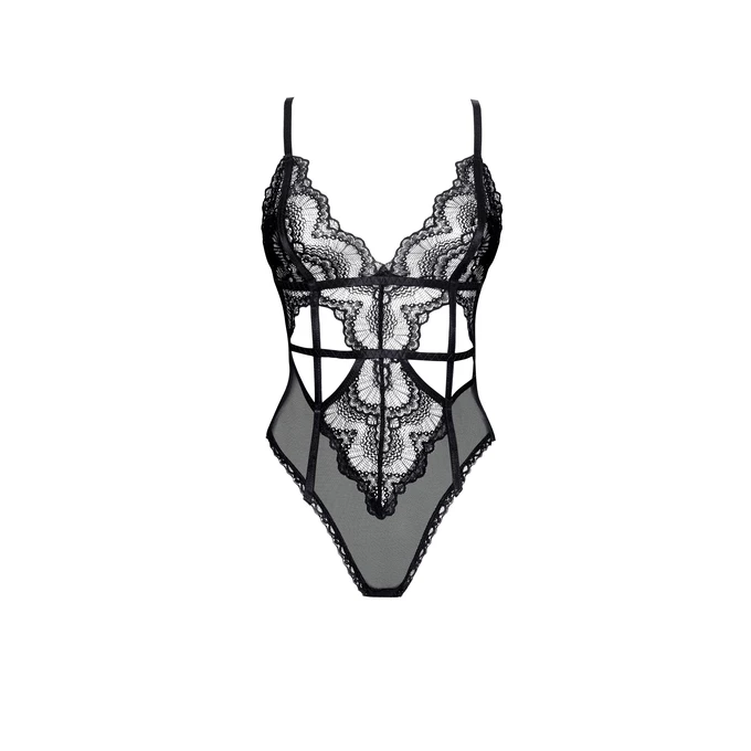 Beauty Night Peyton - Koronkowe body, czarne