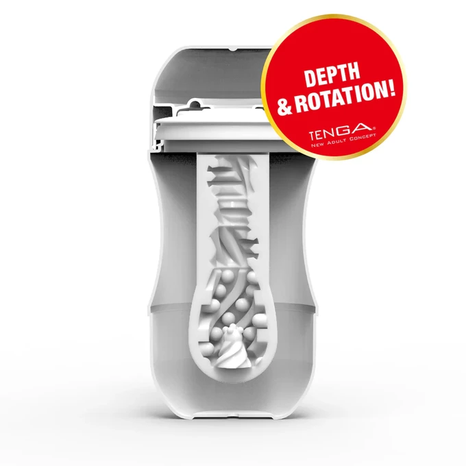 Tenga Gyro Roller Cup - Masturbátor se spirálovou strukturou