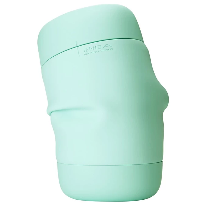 Tenga Puffy Mint Green - Klasický masturbátor s měkkou texturou