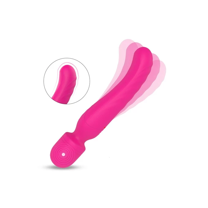 Dream toys Heating wand - Podwójny wibrator typu Wand z funkcją podgrzewania