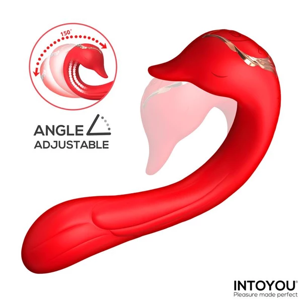 Intoyou Swana - Vibrátor bodu G s funkcí pohyblivého jazyka a nastavitelným tělem