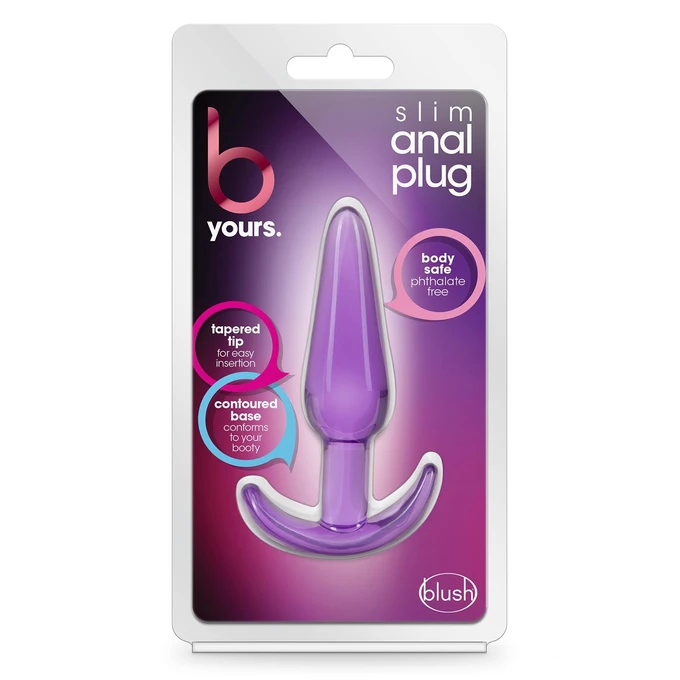 B yours Slim anal plug - Korek analny, fioletowy