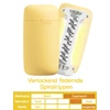 Tenga Puffy Custard Yellow - Klasický masturbátor s měkkou texturou