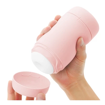 Tenga Puffy Strawberry pink  -  Klasický masturbátor s měkkou texturou