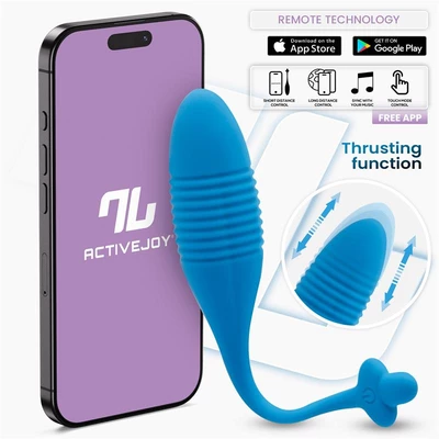 Intoyou Egg with Thrusting - Vibrační vajíčko s pulzační funkcí, ovládané aplikací