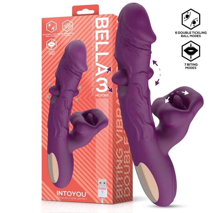 Intoyou Bella Vibe - Vibrátor s motivem králíčka, simulující orální sex