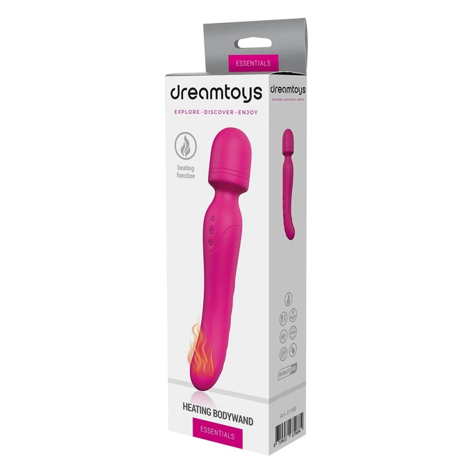 Dream toys Heating wand - Podwójny wibrator typu Wand z funkcją podgrzewania