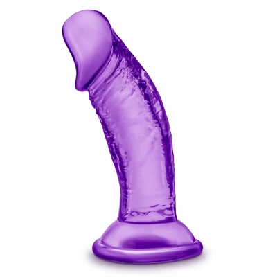 B yours Sweet N Small 4 inch - Dildo klasyczne, fioletowe