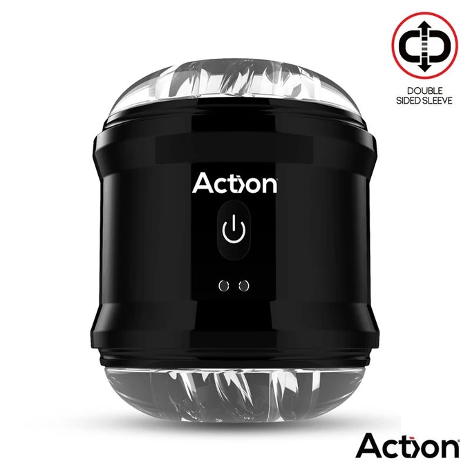 Action Thor Double Sided - Masturbátor s vibračním 