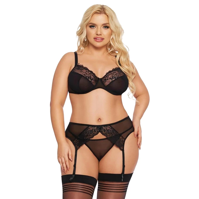 Softline Marela - Komplet bielizny, czarny