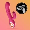 Crushious Mirenca Wiggle - Králičí vibrátor se stimulací orálního sexu