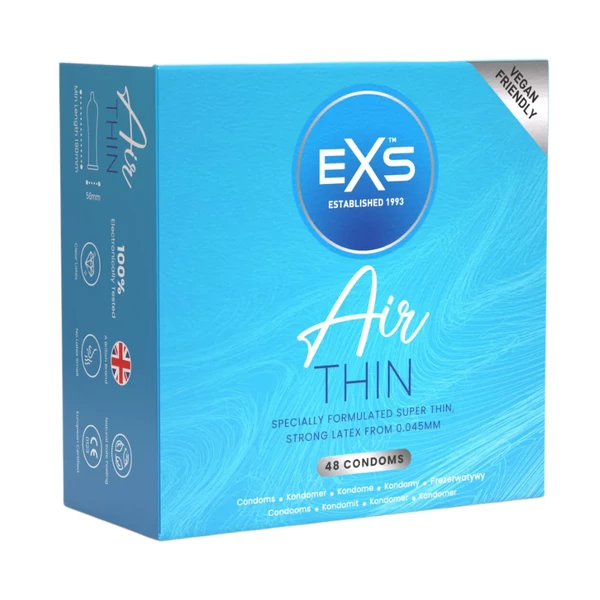 EXS Air thin - Tenké kondomy, 48 ks