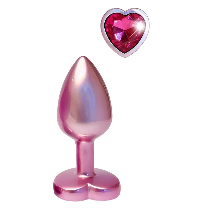 Dream Toys Gleaming Love Pearl - Korek analny z serduszkiem, Złoty, S