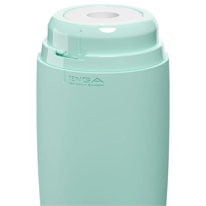 Tenga Puffy Mint Green - Klasický masturbátor s měkkou texturou