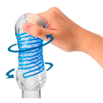 Tenga Spinner DX 01 Drops - Klasický masturbátor s rotačním efektem