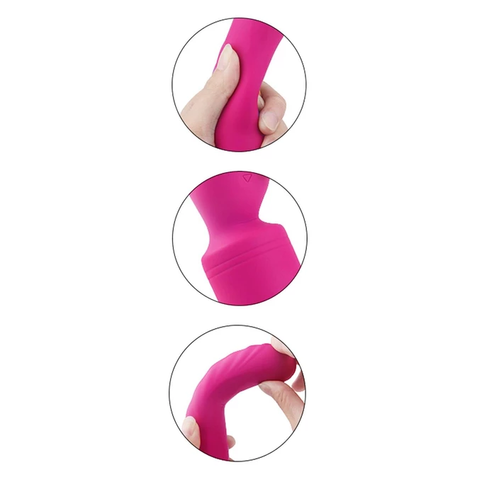 Dream toys Heating wand - Podwójny wibrator typu Wand z funkcją podgrzewania