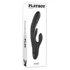 Playboy Rapid Rabbit - Wibrator króliczek z funkcją pulsacji z dodatkowym masażerem