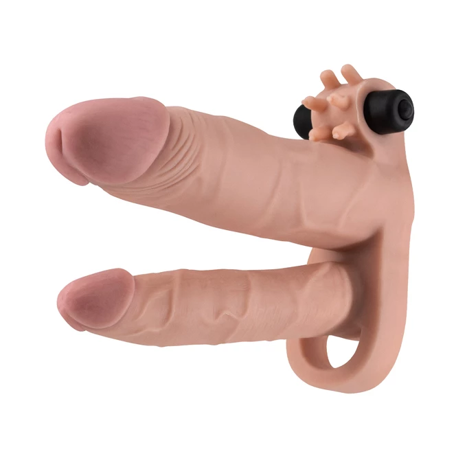 Crushious General Dickobi - Vibrační prodlužovací návlek na penis s dildem