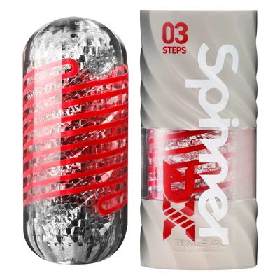 Tenga Spinner DX 02 Bumps - Klasický masturbátor s rotačním efektem