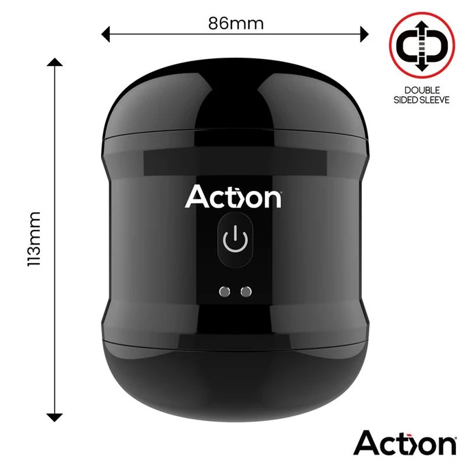 Action Thor Double Sided - Masturbátor s vibračním 