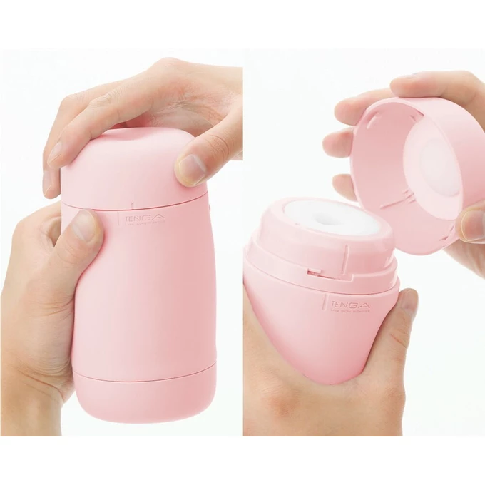 Tenga Puffy Strawberry pink  -  Klasický masturbátor s měkkou texturou