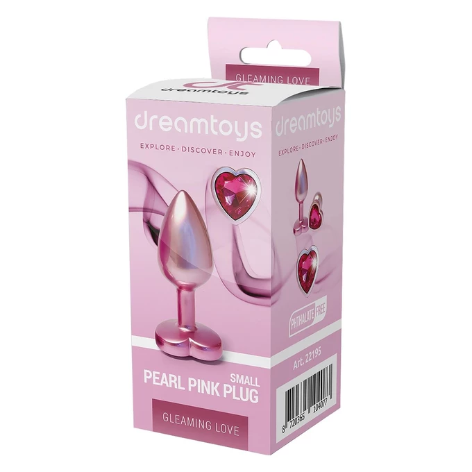 Dream Toys Gleaming Love Pearl - Korek analny z serduszkiem, Złoty, S