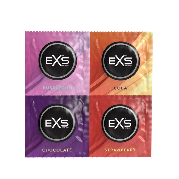 EXS Mix Flavoured - kondomy, 48 ks