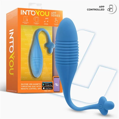 Intoyou Egg with Thrusting - Vibrační vajíčko s pulzační funkcí, ovládané aplikací