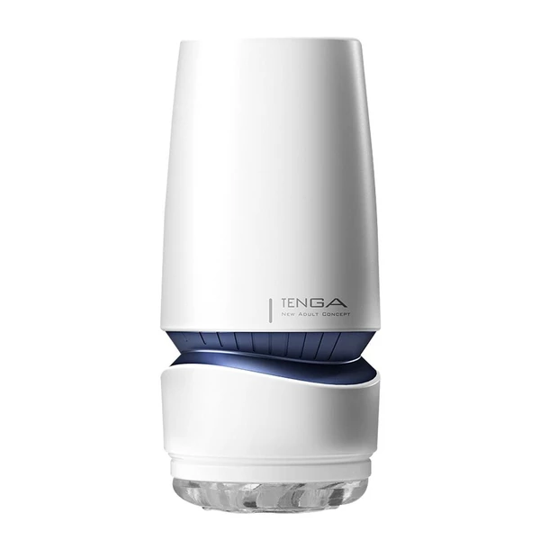 Tenga Aero Cobalt Ring - Klasický masturbátor s sacím efektem a spirálovou strukturou