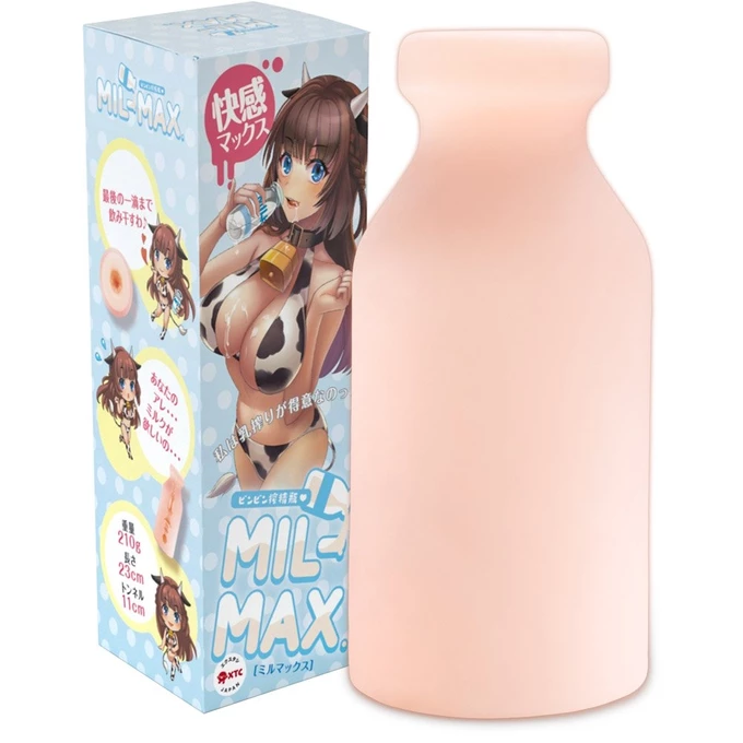 XTC Japan Mil-Max The milk Bottle - Klasický masturbátor ve tvaru lahve