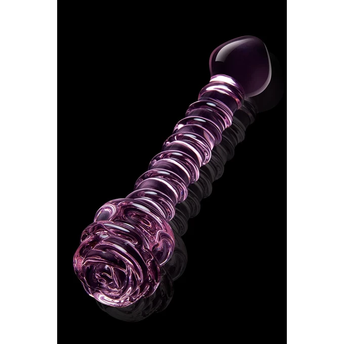 Dream toys Glaze Glass Rosebud Spiral - Szklane dildo
