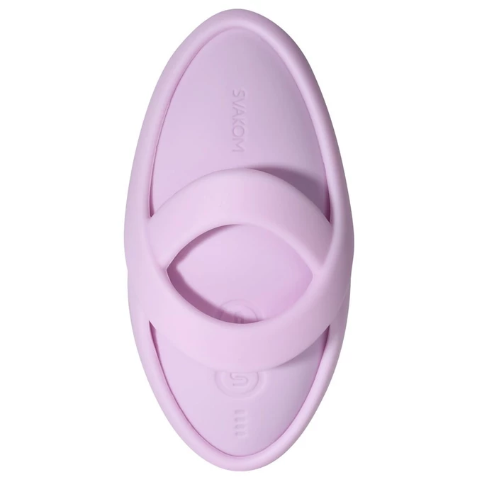 Svakom Echo 2 – Mini vibrátor na prst s odnímatelným pouzdrem a funkcí ohřevu, Różowy