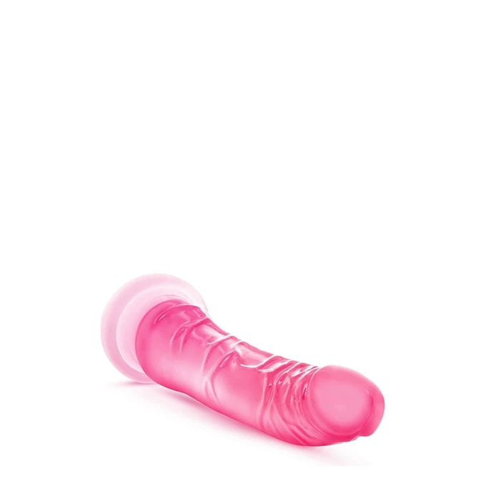 B Yours Sweet N hard 6 - Dildo klasyczne z przyssawką, różowe